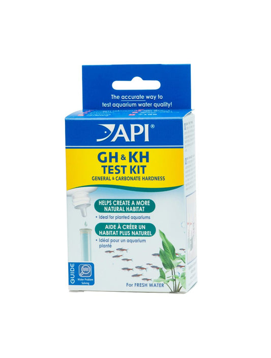 API GH & KH General & Carbonate Hardness Test Kit - Freshwater